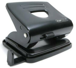 Rapesco Lyukasztó, kétlyukú, 25 lap, fém, RAPESCO "825", fekete (1030) - bestoffice