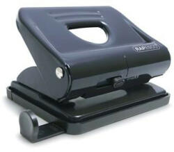 Rapesco Lyukasztó, kétlyukú, 22 lap, fém, RAPESCO "820", fekete (PF820MB1) - bestoffice