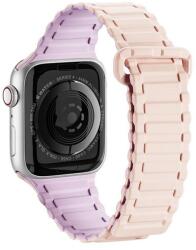 DUX DUCIS pótszíj (egyedi méret, szilikon, mágneses zár) RÓZSASZÍN Apple Watch Series 5 40mm, Apple Watch Series 4 40mm, Apple Watch Series 3 38mm, Apple Watch Series 1 38mm, Apple Watch Series (GP-137716)