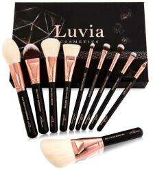 Luvia Cosmetics Set pensule de machiaj, 10 buc - Luvia Cosmetics Black Diamond Brush Expansion Set