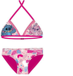  Disney Stitch kétrészes fürdőruha kislányoknak - bikini háromszög felsőrésszel (STI1011_pin_128)