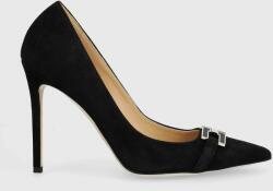 Elisabetta Franchi velúr magassarkú cipő fekete, SA47B36E2 - fekete Női 36