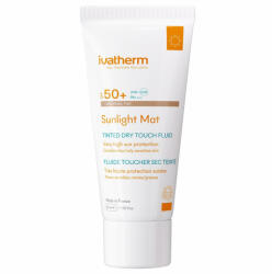 Ivatherm - Crema protectie solara SPF50+ Ivatherm Sunlight Mat Tinted Dry Touch, 50 ml