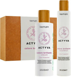Kemon - Set pentru par vopsit Kemon Actyva Colore Brillante, Sampon 250 ml + Crema 125 ml - hiris - 120,00 RON