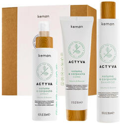 Kemon - Set pentru volum Kemon Actyvia Volume e Corposità, Sampon 250 ml + Balsam 150 ml + Spray 125 ml