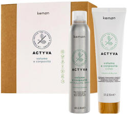 Kemon - Set pentru volum Kemon Actyvia Volume e Corposità, Balsam 150 ml + Spray uscat 200 ml