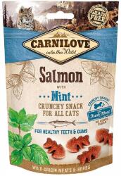 CARNILOVE Crunchy snacks Ropogós finomságok lazaccal és mentával 50 g