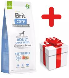 Brit CARE Dog Sustainable Adult Large Breed Chicken & Insect 12kg + MEGLEPETÉS A KUTYÁDNAK