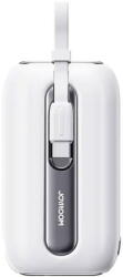 JOYROOM Baterie externa Colorful Series (JR-L013) - Lightning, Type-C, Built-In 2in1 Cable, 12W, 10000mAh - White (29295) - pcone