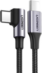 UGREEN Date si Incarcare USB-C - USB-C UGREEN US255 Angled 60W 2m Gri - pcone