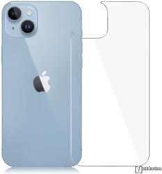 Apple iPhone 14 Plus, Hátlapvédő üvegfólia, 0, 3mm vékony, 9H, Sík részre