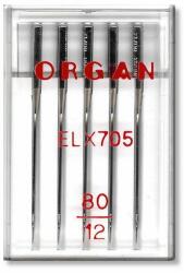 Organ 5 ace pentru surfilat/overlock Organ ELx705 Chromium cu finete acului intre 75-90 (580000) - cusutsibrodat