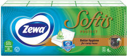 Zewa Softis Protect 4 rétegű papírzsebkendő - 10x9 db