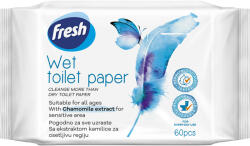 Fresh Delux nedves toalettpapír - 60db