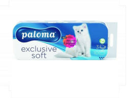 Paloma Exclusive Soft (parfüm) 3 rétegű toalettpapír 10 tekercs