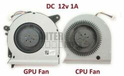 FCN ASUS ROG Strix GL503VS series CPU 13NB0G50T03011 GPU 13NB0G50T02011 12V 4 pin processzor/CPU és videókártya/GPU hűtő/ventilátor/fan szett