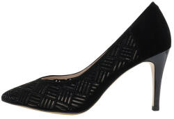 Epica Pantofi dama, Epica, K3K320061-01-I-Negru, elegant, piele intoarsa, cu toc, negru (Marime: 39)