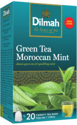 Dilmah Moroccan Mint mentás zöldtea aromazáró dobozban 20*1, 5g - 30g
