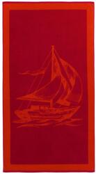 SOFT COTTON SAIL strand törölköző 85x160 cm-es Piros / Red