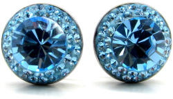 APHRODITÉ bedugós fülbevaló - 12 mm (aquamarine) (2023063001)
