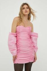 Rotate ruha rózsaszín, mini, testhezálló - rózsaszín 38 - answear - 113 990 Ft