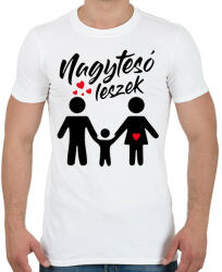 printfashion Nagytesó leszek - Férfi póló - Fehér (13772493)