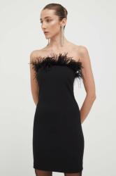 Patrizia Pepe ruha fekete, mini, testhezálló - fekete 40 - answear - 196 990 Ft