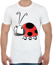 printfashion katicabogár - Férfi póló - Fehér (13750549)
