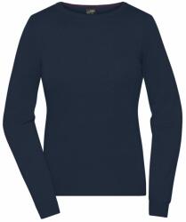 James & Nicholson Könnyű női kötött pulóver JN1313 - Sötétkék | XS (1-JN1313-1782960665)