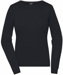 James & Nicholson Könnyű női kötött pulóver JN1313 - Fekete | S (1-JN1313-1782960638)