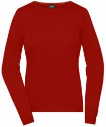 James & Nicholson Könnyű női kötött pulóver JN1313 - Piros | XS (1-JN1313-1782961579)
