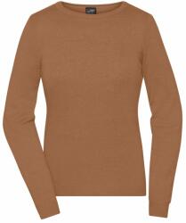 James & Nicholson (Daiber) Könnyű női kötött pulóver JN1313 - Camel | 2XL (1-JN1313-1782960656)