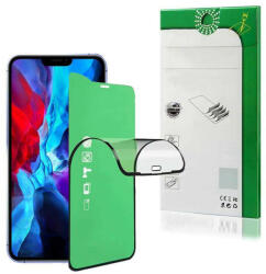 Apple 14 Pro 5D Full Glue Ceramic hajlékony, teljes kijelzős üvegfólia 9H keménységű, fekete