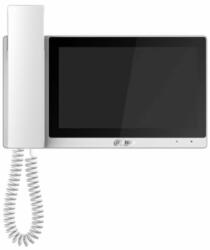 Dahua VTH5421EW-H IP video-kaputelefon beltéri egység; 7" LCD kijelző; 1024x600 felbontás; kézibeszélő; fehér (VTH5421EW-H)