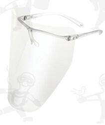 Uvex Labor arcvédő, víztiszta, felhajtható, vegyszerálló acetát, szemüveg szárakkal 60667-es (GAN60667)