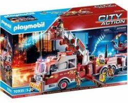 Playmobil Set de Jucării cu Vehicule Playmobil Fire Truck with Ladder 70935 113 Piese
