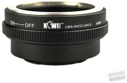 JJC Olympus/OM System/Panasonic Micro 4/3 bajonett átalakító Nikon F rendszerre (LMA-NK(G)_M4/3)