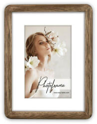 Zep Gressan 15x21/20x30 fa képkeret paszpartuval barna (BC23P)