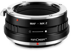 K&F Concept Minolta/Sony A adapter - Nikon Z vázakra (KF06.373)