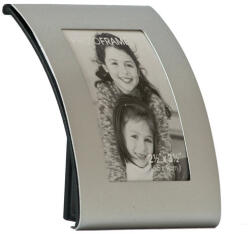 Fotoplus domború fém képkeret 6, 5x9cm álló ezüst
