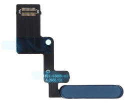  Apple iPad 2022 (10. gen) ujjlenyomat érzékelős flex kábel, átvezető fólia, kék (utángyártott)