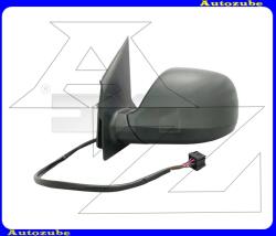 VW CARAVELLE T6 2015.07-2019.07 /SH, SG/ Visszapillantó tükör bal, elektromos, fűthető-aszférikus tükörlappal, fekete borítással (antenna nélkül) MVW331-L