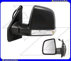 OPEL COMBO D 2011.09-2018.05 /X12/ Visszapillantó tükör bal "SZEMÉLY-gk. " elektromos, fűthető-domború tükörlappal, fekete borítással, irányjelzővel P3042512M