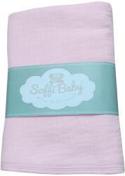 Soffi Baby takaró muszlin dupla rózsaszín 70x90cm - babymax