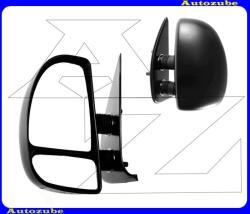 FIAT DUCATO 2 2002.01-2006.06 /230, 244/ Visszapillantó tükör bal "RÖVID-karos" kívűlről állítható, domború tükörlappal, fekete borítással (kar: 80mm) P5702512M