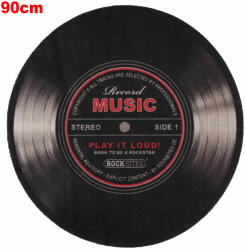 Rockbites килим Record Music - Black - ROCKBITES - 100995