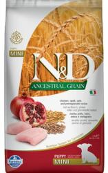 N&D Ancestral Grain Dog Puppy Mini Chicken - csirke, tönköly, zab&gránátalma 2, 5 kg 3 kg