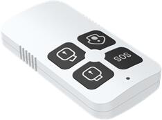 WOOX Smart Zigbee Távirányító - R7054 (1xCR2032, Zigbee 3.0, riasztás gyors hatástalanítása, vészkapcsoló) (R7054) - mystock