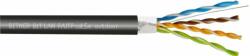 BITNER TI0092-100 F/UTP dupla köpenyes kültéri földkábel; PVC+PE; cat5e; 100m/tekercs (TI0092-100)