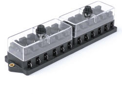 AMIO Biztosíték tábla késes 12 db foglalattal (03044)